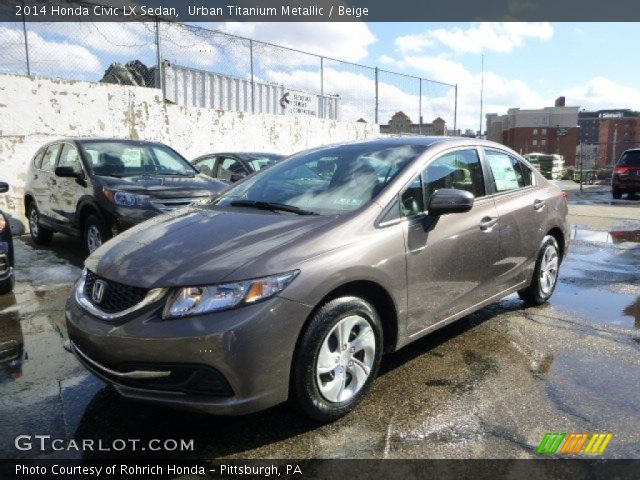 2014 Honda Civic LX Sedan in Urban Titanium Metallic