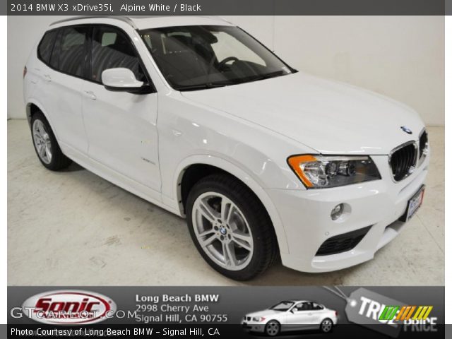 2014 BMW X3 xDrive35i in Alpine White