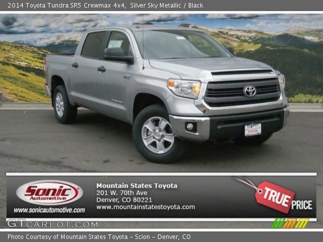 2014 Toyota Tundra SR5 Crewmax 4x4 in Silver Sky Metallic