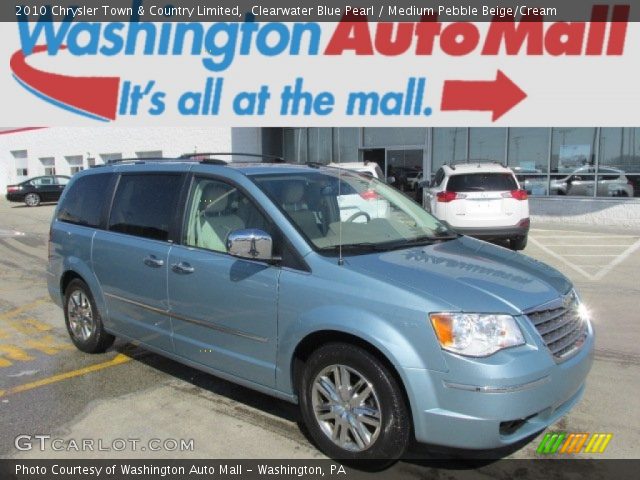 2010 Chrysler Town & Country Limited in Clearwater Blue Pearl