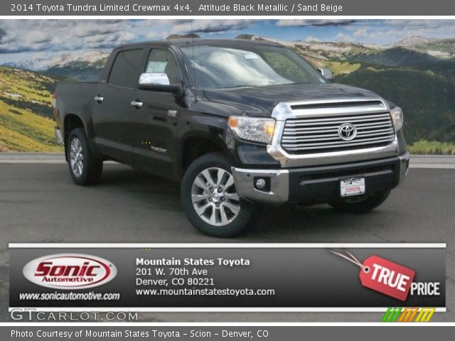 2014 Toyota Tundra Limited Crewmax 4x4 in Attitude Black Metallic