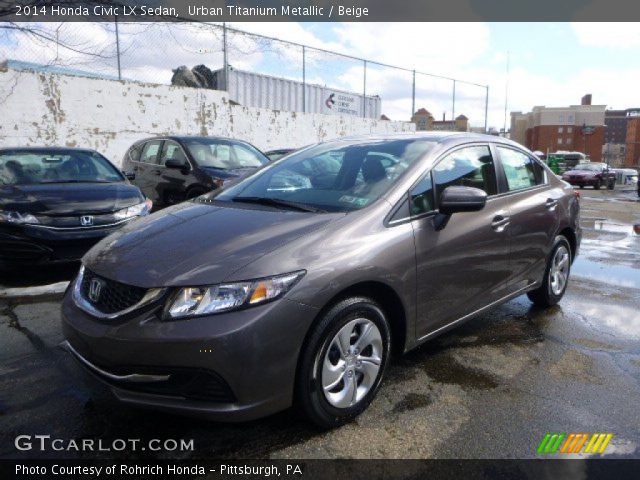2014 Honda Civic LX Sedan in Urban Titanium Metallic