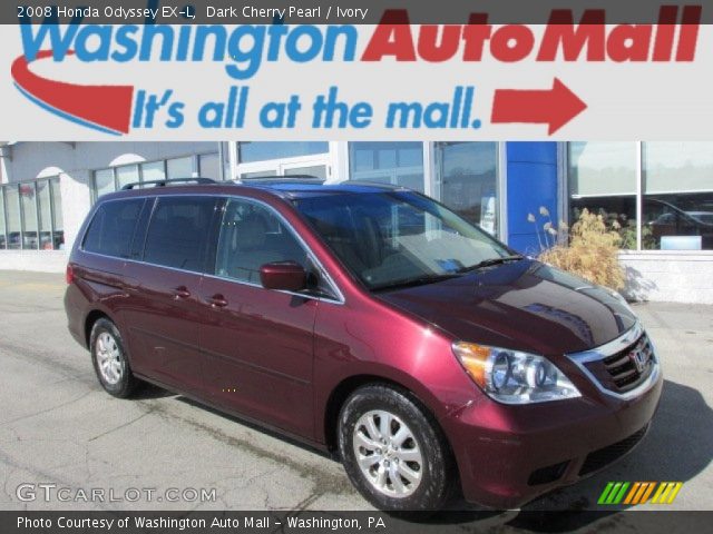 2008 Honda Odyssey EX-L in Dark Cherry Pearl