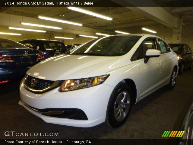2014 Honda Civic LX Sedan in Taffeta White