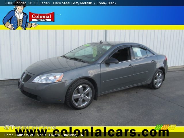 2008 Pontiac G6 GT Sedan in Dark Steel Gray Metallic