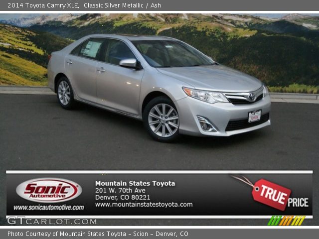 2014 Toyota Camry XLE in Classic Silver Metallic