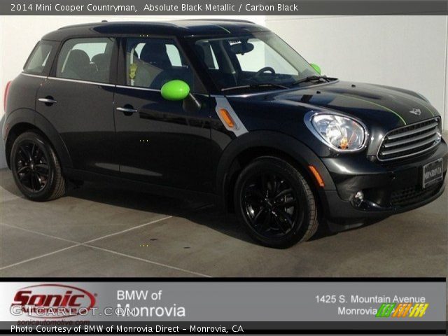 2014 Mini Cooper Countryman in Absolute Black Metallic