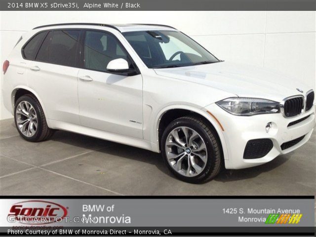 2014 BMW X5 sDrive35i in Alpine White
