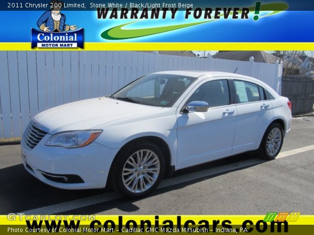2011 Chrysler 200 Limited in Stone White