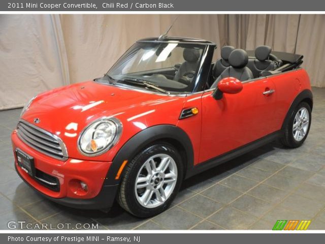 2011 Mini Cooper Convertible in Chili Red