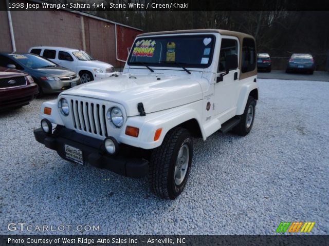 1998 Jeep Wrangler Sahara 4x4 in Stone White