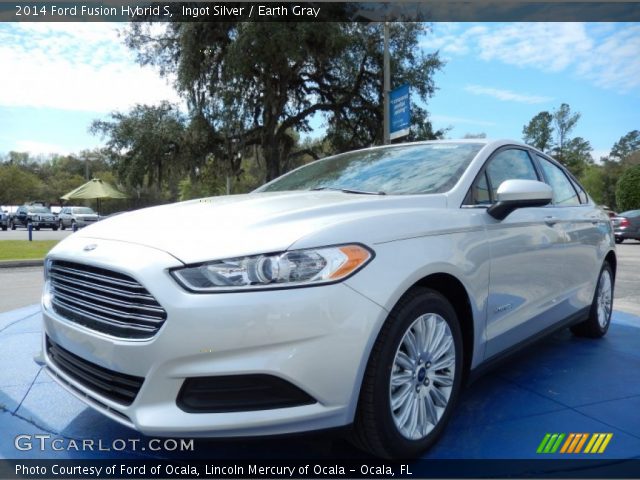 2014 Ford Fusion Hybrid S in Ingot Silver