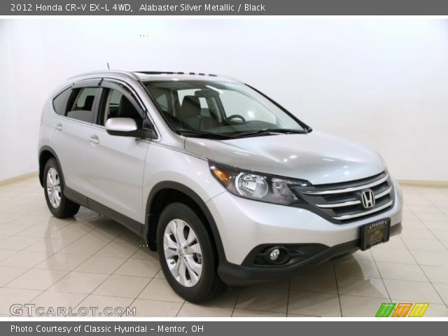 2012 Honda CR-V EX-L 4WD in Alabaster Silver Metallic
