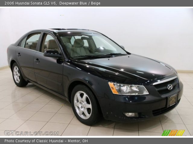 2006 Hyundai Sonata GLS V6 in Deepwater Blue