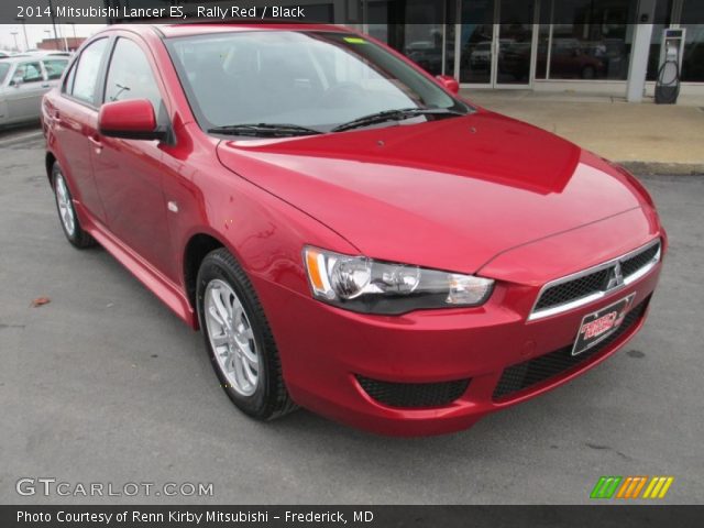 2014 Mitsubishi Lancer ES in Rally Red