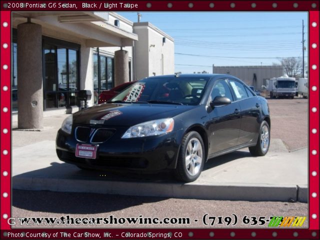 2008 Pontiac G6 Sedan in Black