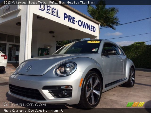 2013 Volkswagen Beetle Turbo in Reflex Silver Metallic