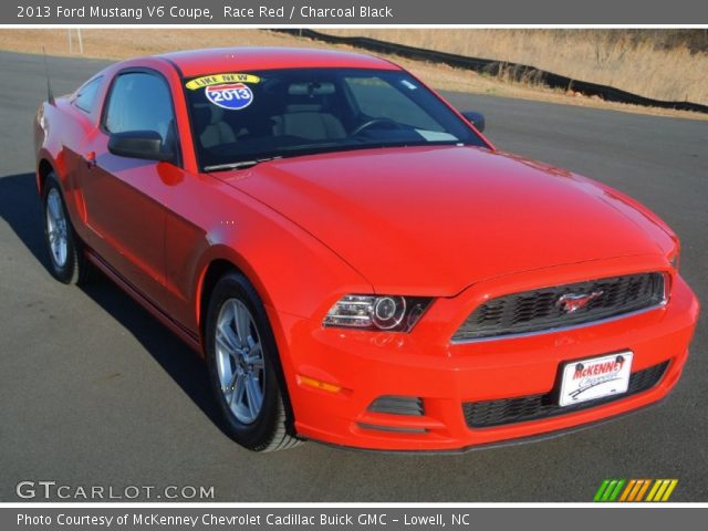 2013 Ford Mustang V6 Coupe in Race Red