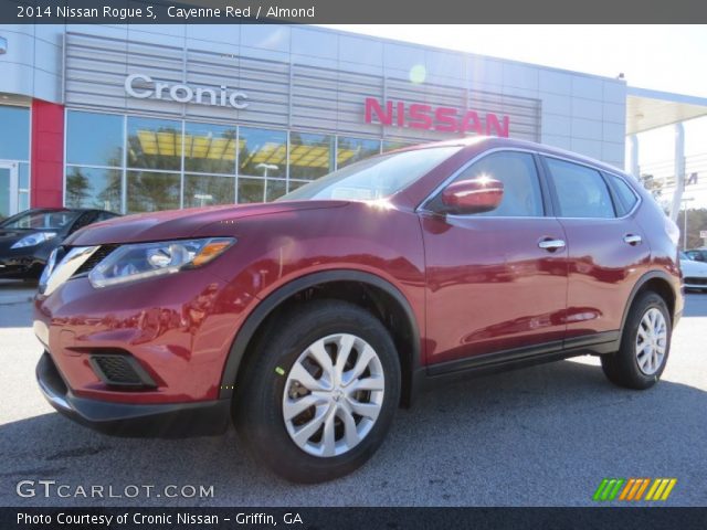 2014 Nissan Rogue S in Cayenne Red