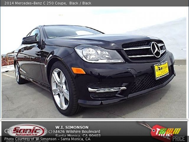 2014 Mercedes-Benz C 250 Coupe in Black