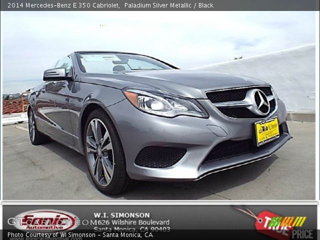 2014 Mercedes-Benz E 350 Cabriolet in Paladium Silver Metallic