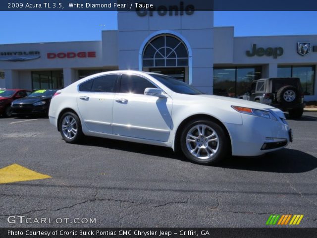 2009 Acura TL 3.5 in White Diamond Pearl