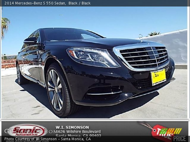 2014 Mercedes-Benz S 550 Sedan in Black