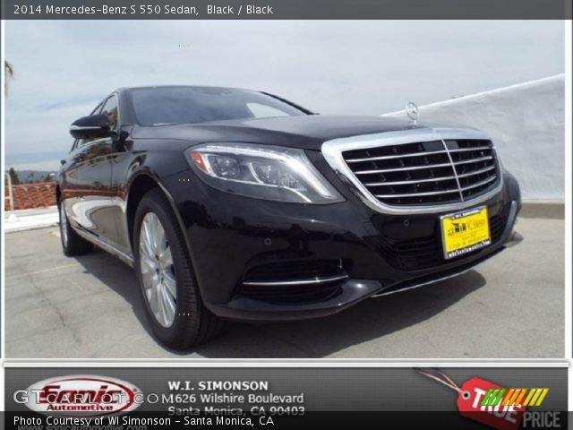 2014 Mercedes-Benz S 550 Sedan in Black