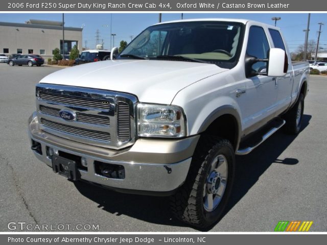 2006 Ford F250 Super Duty King Ranch Crew Cab 4x4 in Oxford White