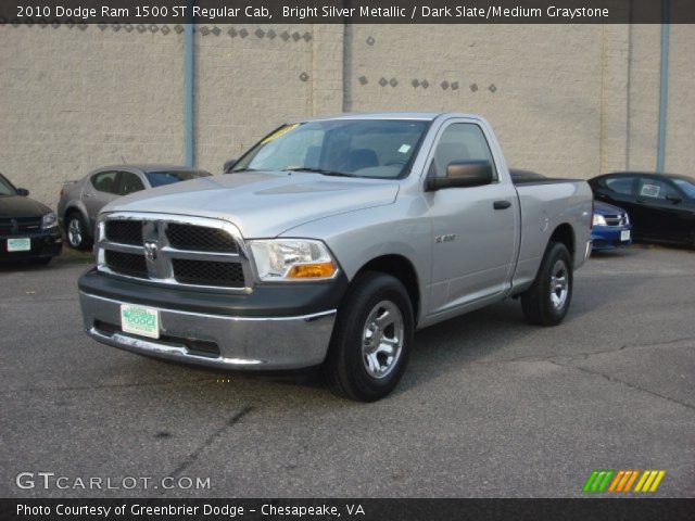 2010 Dodge Ram 1500 ST Regular Cab in Bright Silver Metallic