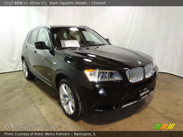 2013 BMW X3 xDrive 35i in Black Sapphire Metallic