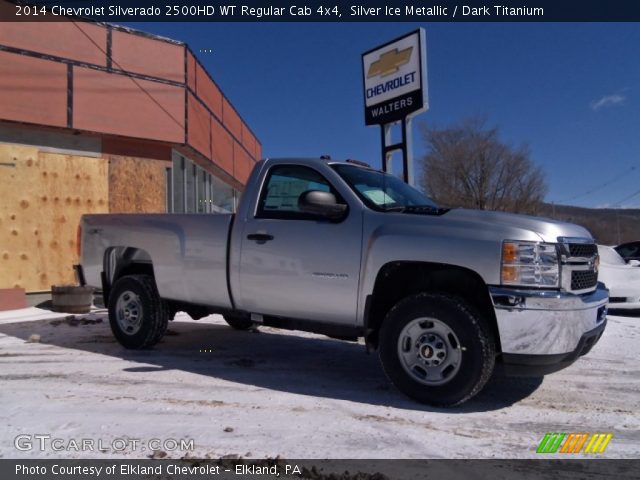 2014 Chevrolet Silverado 2500HD WT Regular Cab 4x4 in Silver Ice Metallic