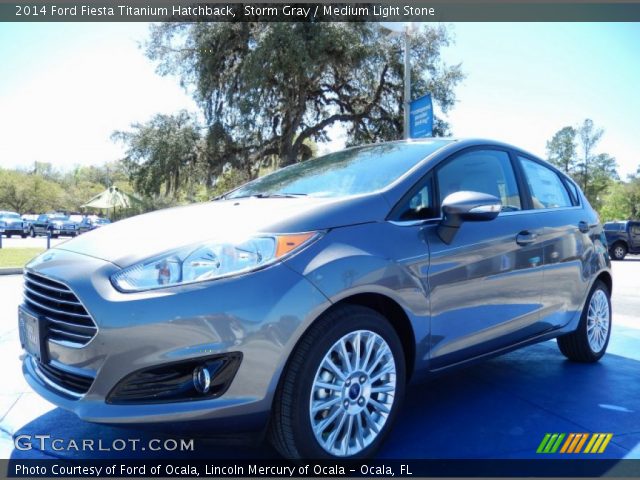2014 Ford Fiesta Titanium Hatchback in Storm Gray