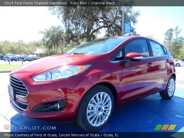 2014 Ford Fiesta Titanium Hatchback in Ruby Red