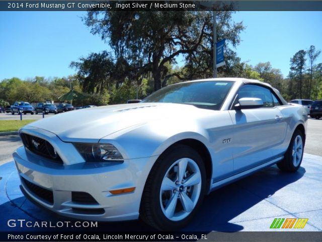 2014 Ford Mustang GT Convertible in Ingot Silver