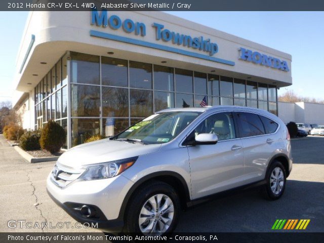 2012 Honda CR-V EX-L 4WD in Alabaster Silver Metallic