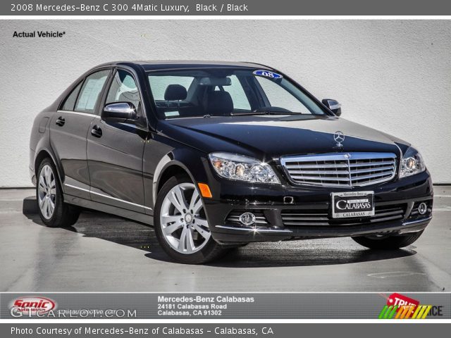 2008 Mercedes-Benz C 300 4Matic Luxury in Black