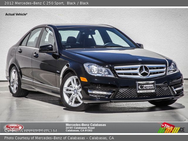 2012 Mercedes-Benz C 250 Sport in Black