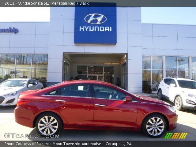 2011 Hyundai Sonata SE in Venetian Red