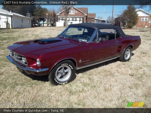 1967 Ford Mustang Convertible in Crimson Red