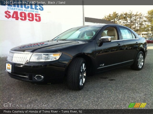 2007 Lincoln MKZ AWD Sedan in Black