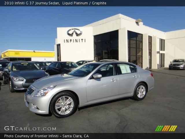 2010 Infiniti G 37 Journey Sedan in Liquid Platinum