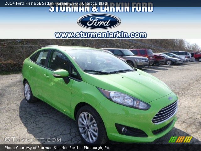 2014 Ford Fiesta SE Sedan in Green Envy