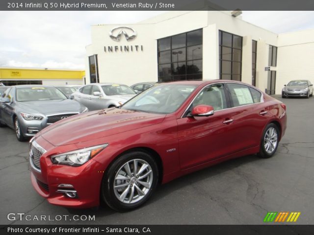 2014 Infiniti Q 50 Hybrid Premium in Venetian Ruby