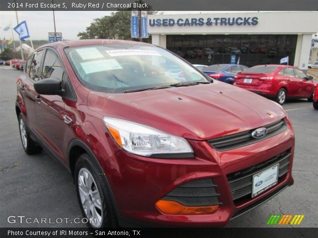 2014 Ford Escape S in Ruby Red