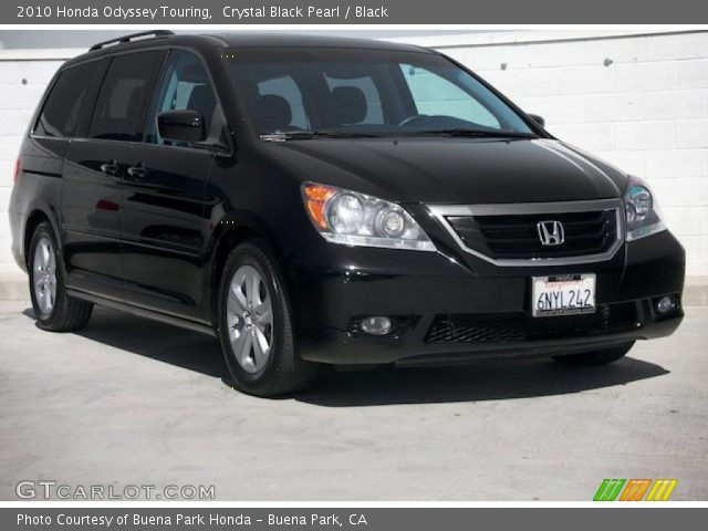 2010 Honda Odyssey Touring in Crystal Black Pearl
