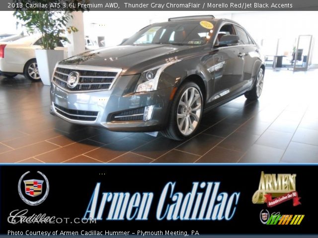 2013 Cadillac ATS 3.6L Premium AWD in Thunder Gray ChromaFlair