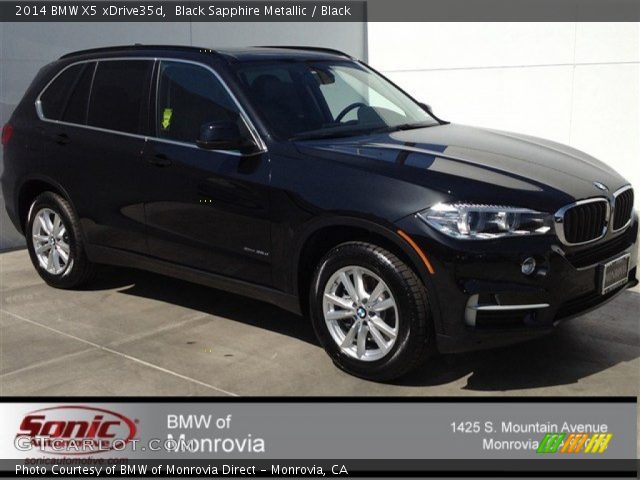 2014 BMW X5 xDrive35d in Black Sapphire Metallic