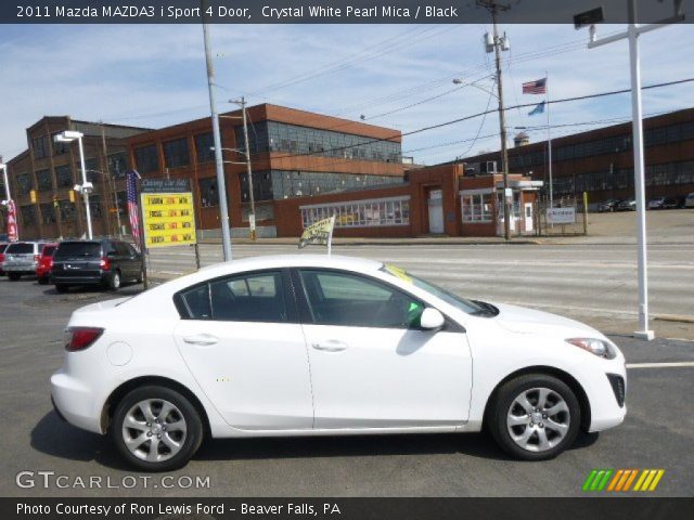 2011 Mazda MAZDA3 i Sport 4 Door in Crystal White Pearl Mica