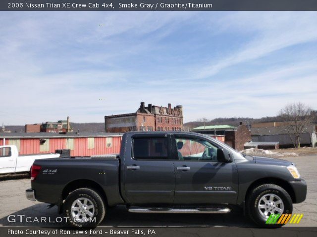2006 Nissan Titan XE Crew Cab 4x4 in Smoke Gray